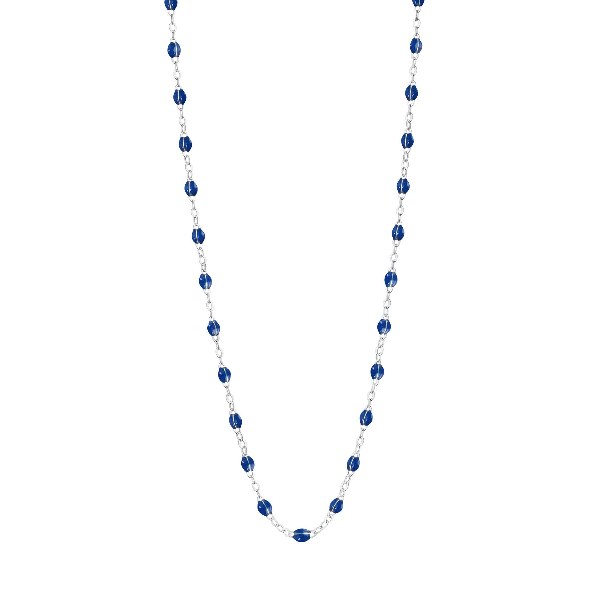 Gigi Clozeau - Collier prusse Classique Gigi, or blanc, 45 cm