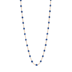 Gigi Clozeau - Collier prusse Classique Gigi, or rose, 42 cm