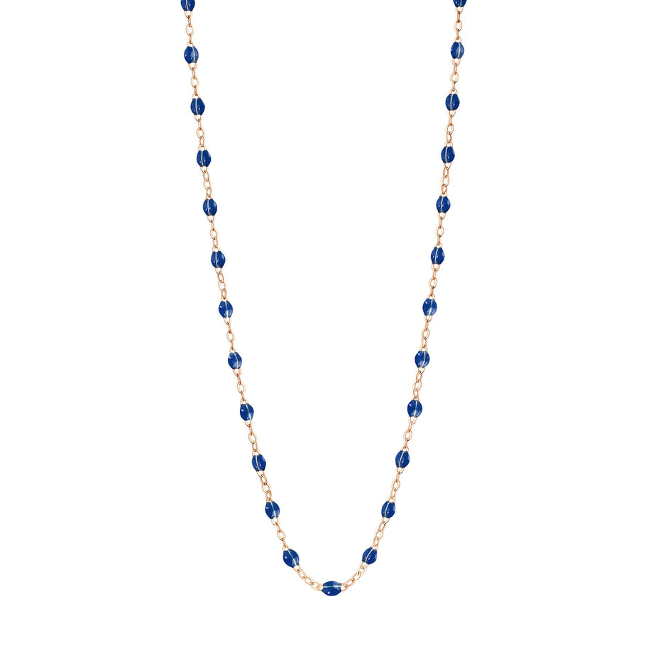 Gigi Clozeau - Collier prusse Classique Gigi, or rose, 42 cm