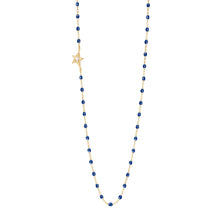 Gigi Clozeau - Collier prusse Etoile, diamant, or jaune, 42 cm