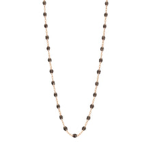 Gigi Clozeau - Collier quartz Classique Gigi, or rose, 45 cm