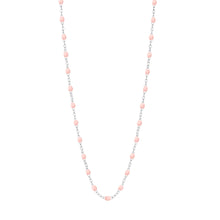 Gigi Clozeau - Collier rose bébé Classique Gigi, or blanc, 42 cm