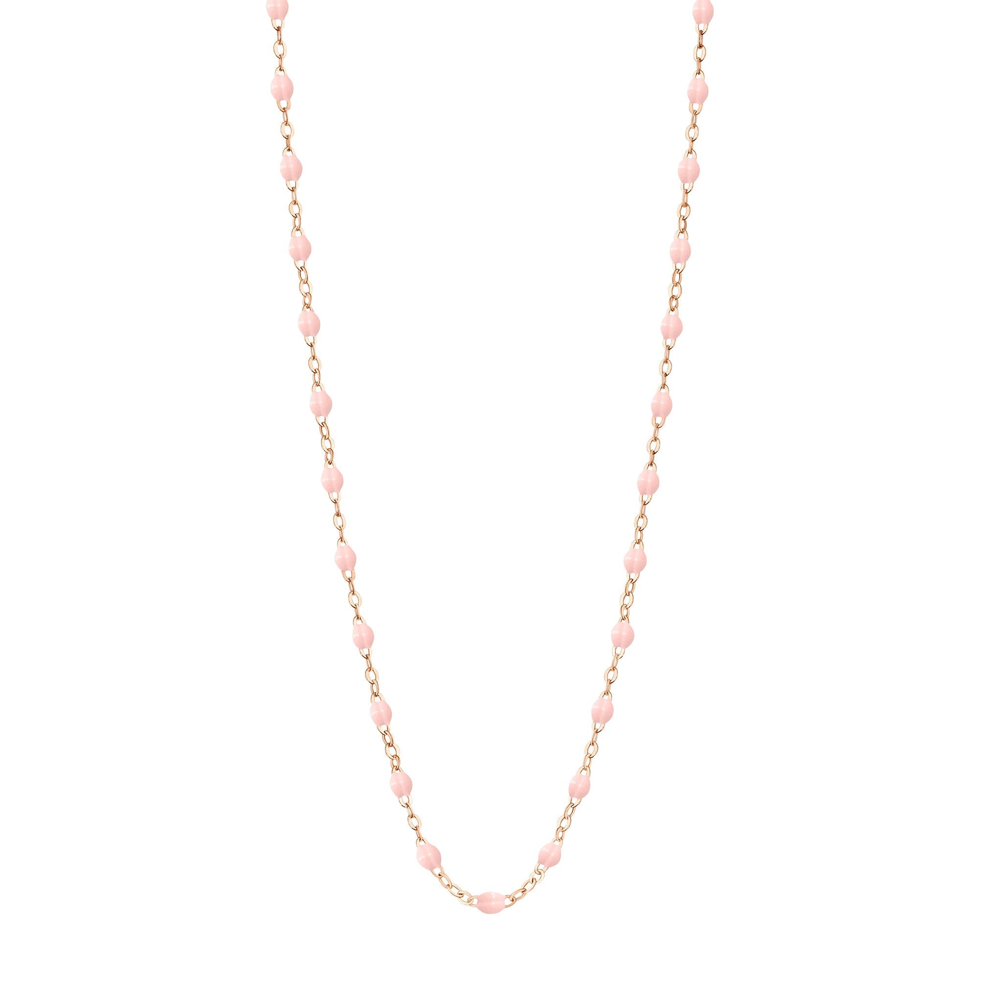 Gigi Clozeau - Collier rose bébé Classique Gigi, or rose, 45 cm