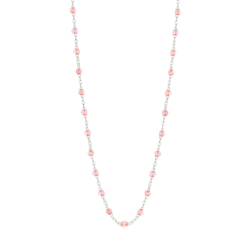 Gigi Clozeau - Collier rosée Classique Gigi, or blanc, 50 cm