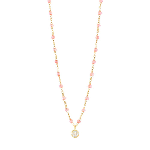 Gigi Clozeau - Collier rosée Puce diamants, or jaune, 42 cm