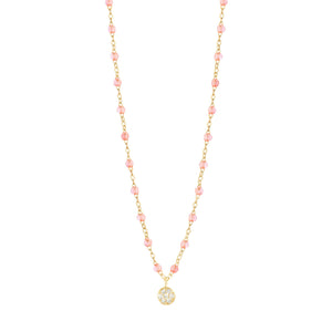 Gigi Clozeau - Collier rosée Puce diamants, or jaune, 42 cm