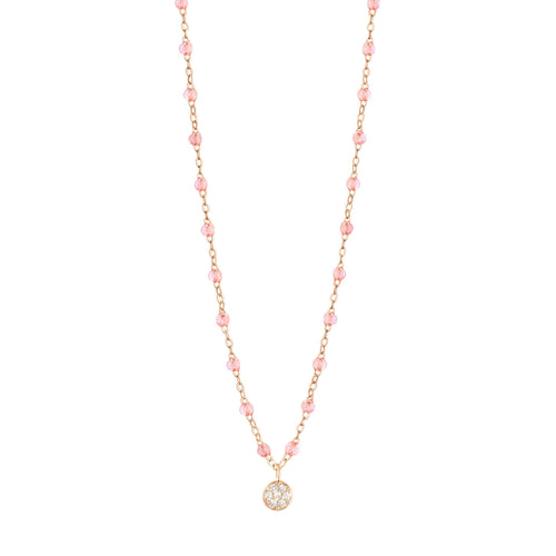 Gigi Clozeau - Collier rosée Puce diamants, or rose, 42 cm