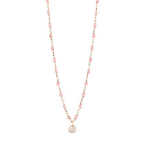 Gigi Clozeau - Collier rosée Puce diamants, or rose, 42 cm