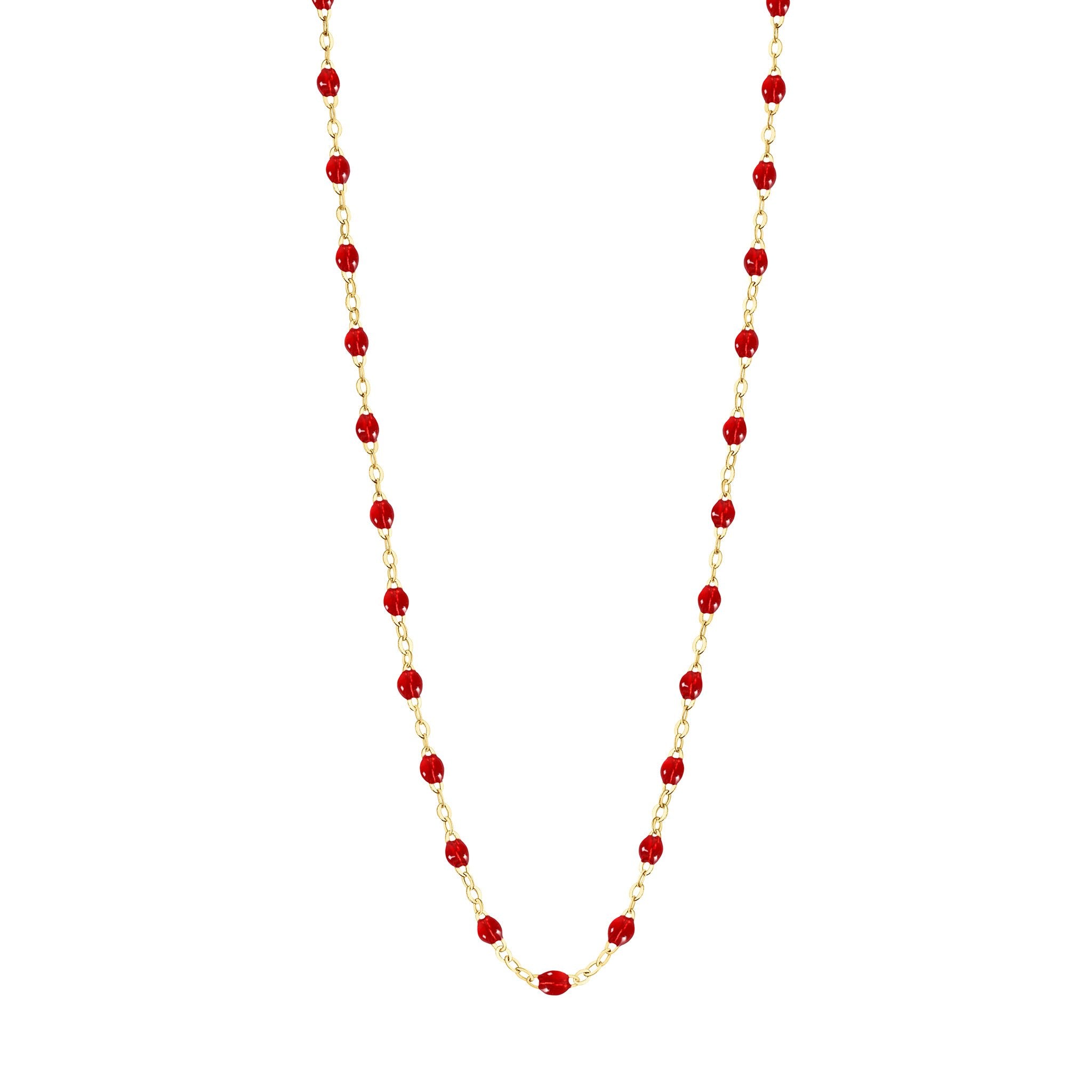 Gigi Clozeau - Collier rubis Classique Gigi, or jaune, 42 cm