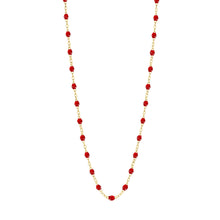Gigi Clozeau - Collier rubis Classique Gigi, or jaune, 42 cm
