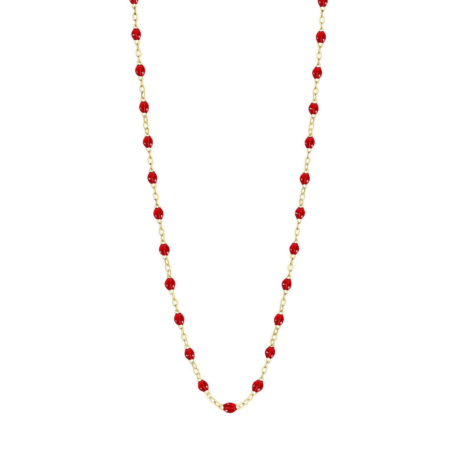 Gigi Clozeau - Collier rubis Classique Gigi, or jaune, 42 cm