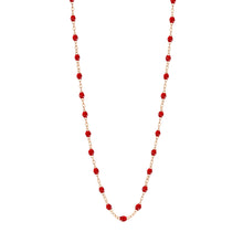 Gigi Clozeau - Collier rubis Classique Gigi, or rose, 42 cm