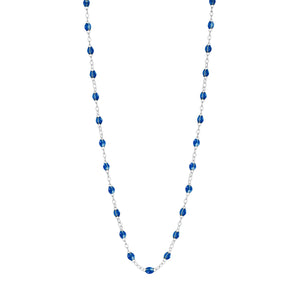 Gigi Clozeau - Collier saphir Classique Gigi, or blanc, 42 cm