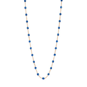 Gigi Clozeau - Collier saphir Classique Gigi, or rose, 42 cm