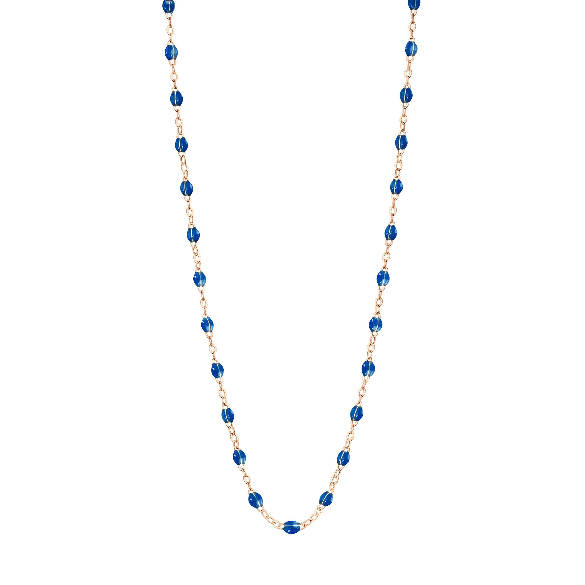 Gigi Clozeau - Collier saphir Classique Gigi, or rose, 45 cm