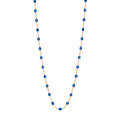 Gigi Clozeau - Collier saphir Classique Gigi, or rose, 45 cm