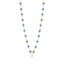 Gigi Clozeau - Collier saphir Gigi Suprême, or jaune, 1 diamant, 42 cm