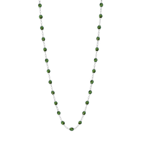 Gigi Clozeau - Collier scarabée Classique Gigi, or gris, 42 cm
