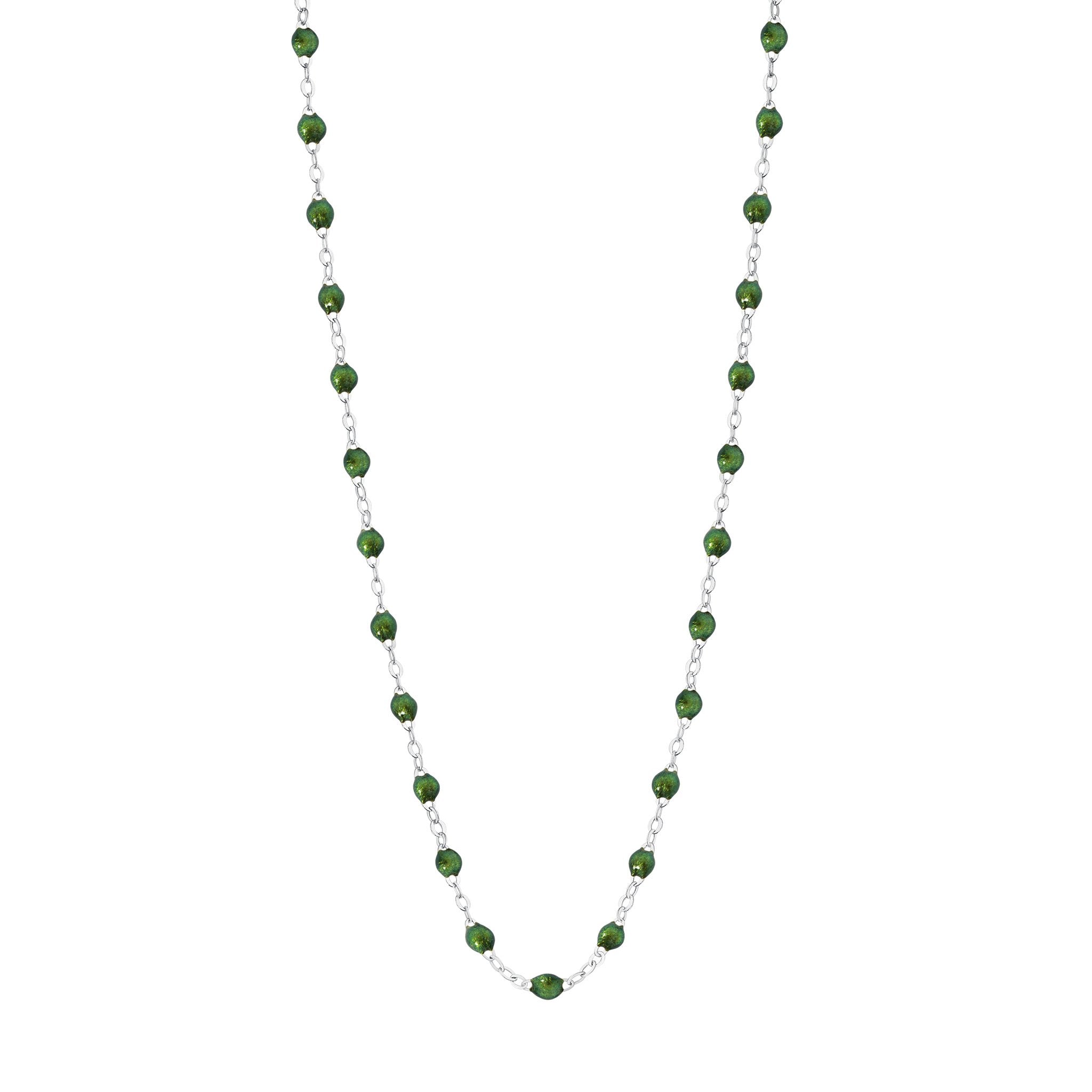 Gigi Clozeau - Collier scarabée Classique Gigi, or gris, 45 cm