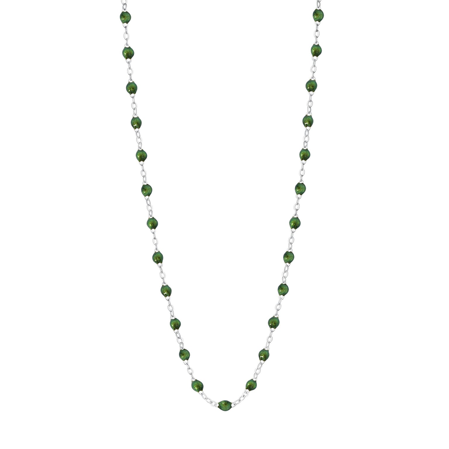 Gigi Clozeau - Collier scarabée Classique Gigi, or gris, 45 cm