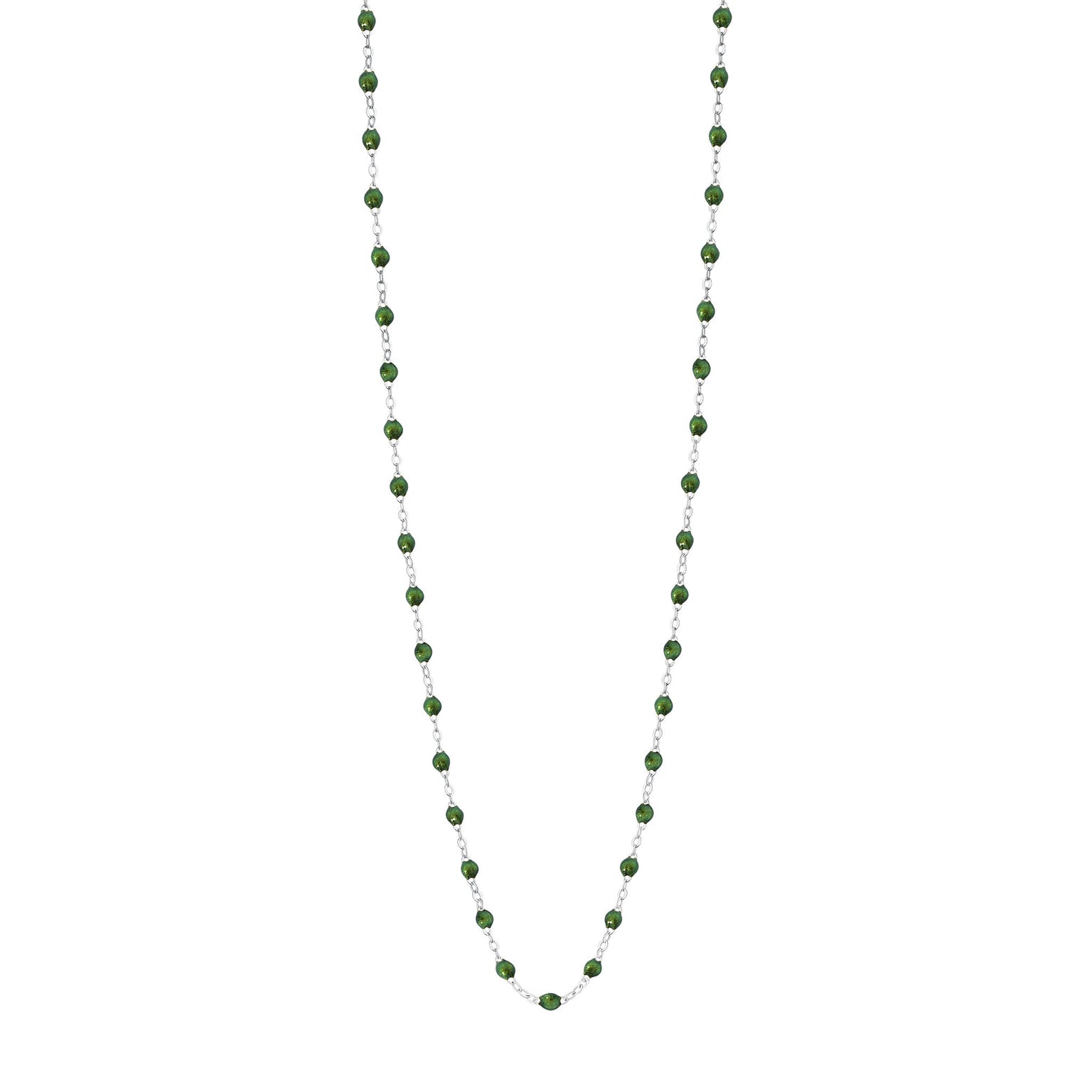 Gigi Clozeau - Collier scarabée Classique Gigi, or gris, 60 cm