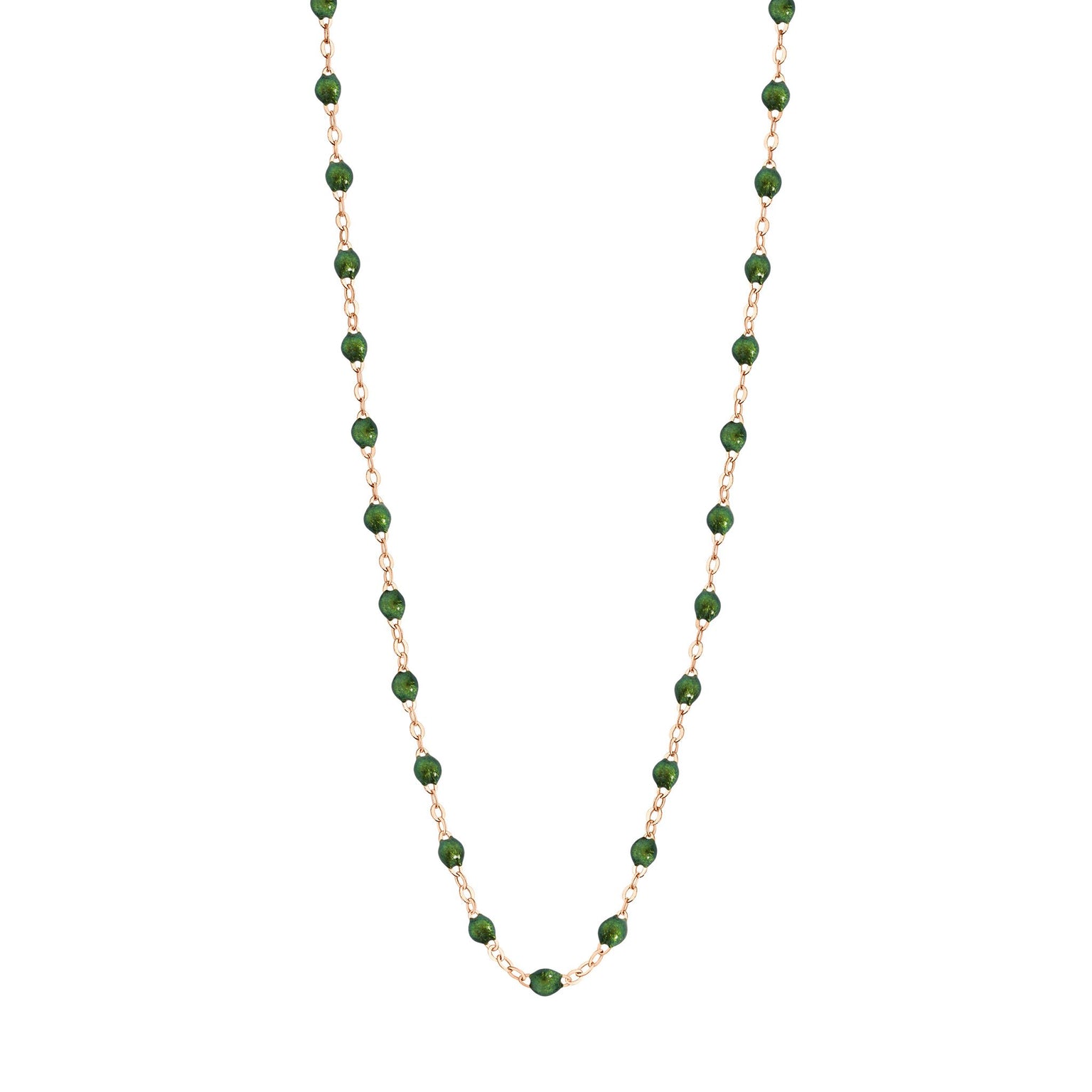 Gigi Clozeau - Collier scarabée Classique Gigi, or rose, 50 cm