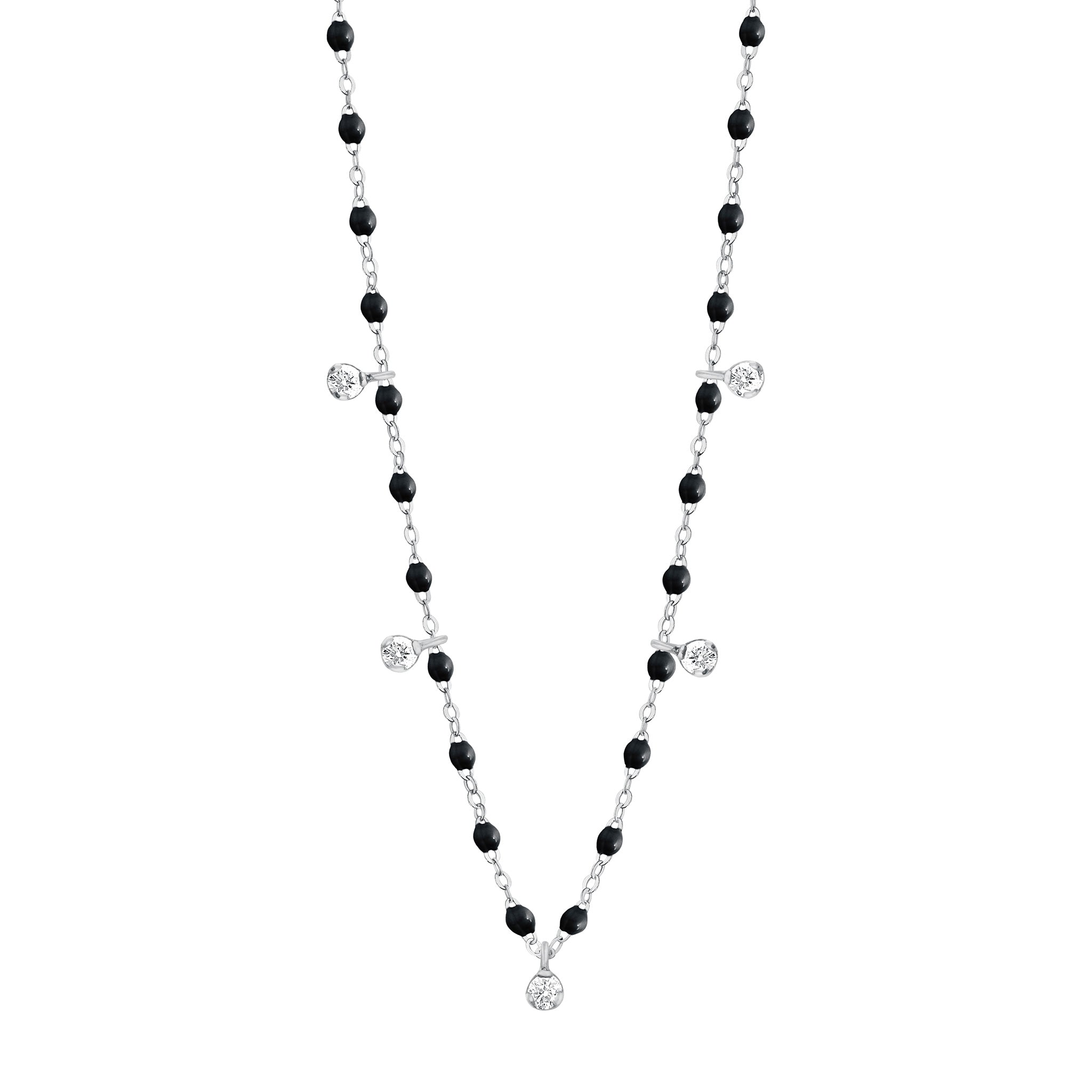 Really refined shop black necklace