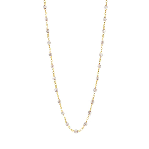 Gigi Clozeau - Collier sparkle Classique Gigi, or jaune, 42 cm
