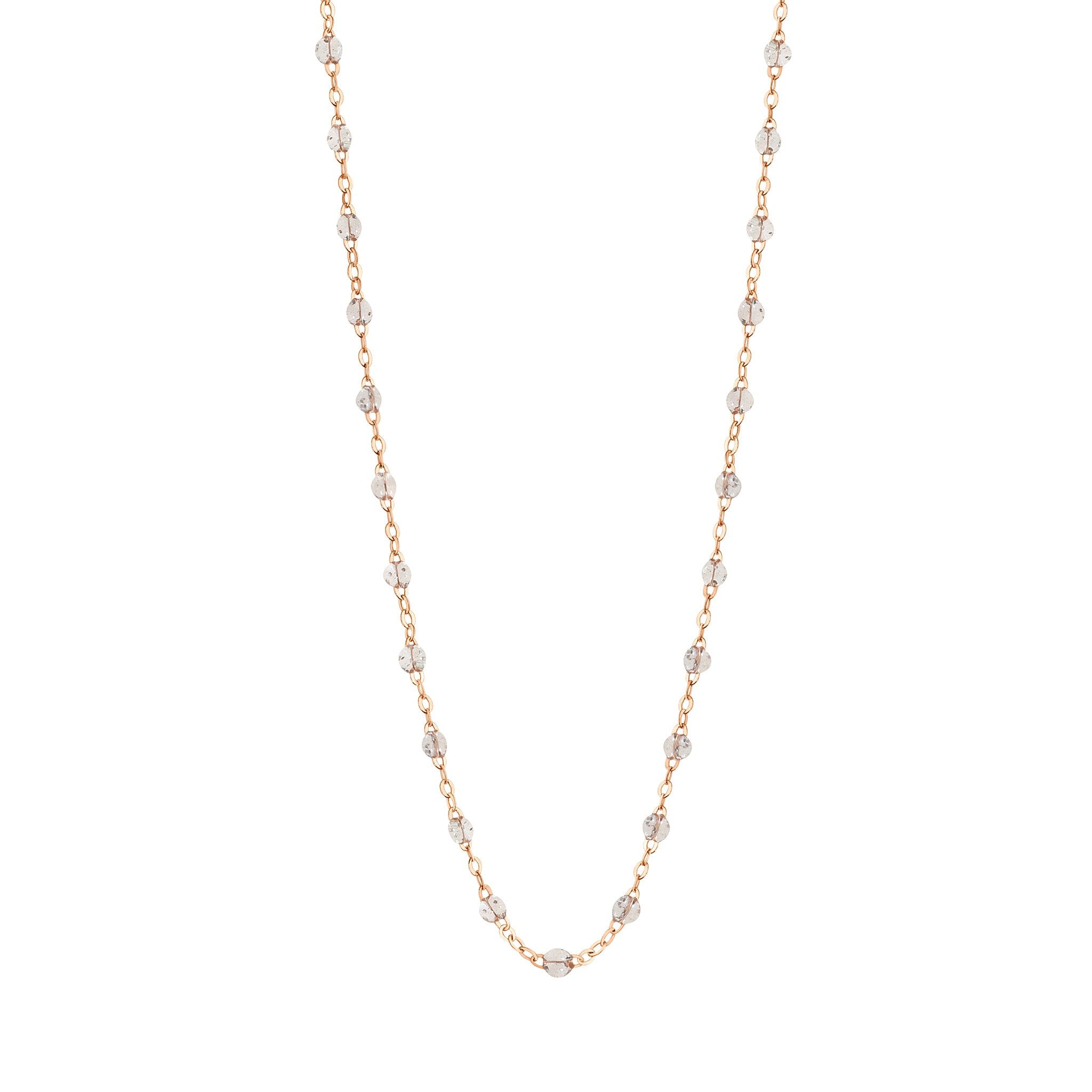 Gigi Clozeau - Collier sparkle Classique Gigi, or rose, 42 cm