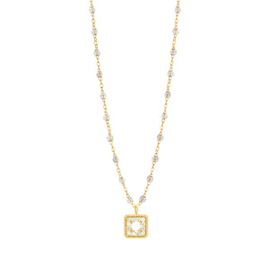 Gigi Clozeau - Collier sparkle Trésor, diamants, or jaune, 42 cm