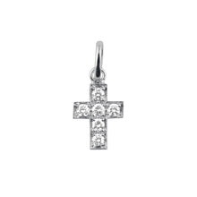 Gigi Clozeau - Pendentif Croix diamants, or blanc