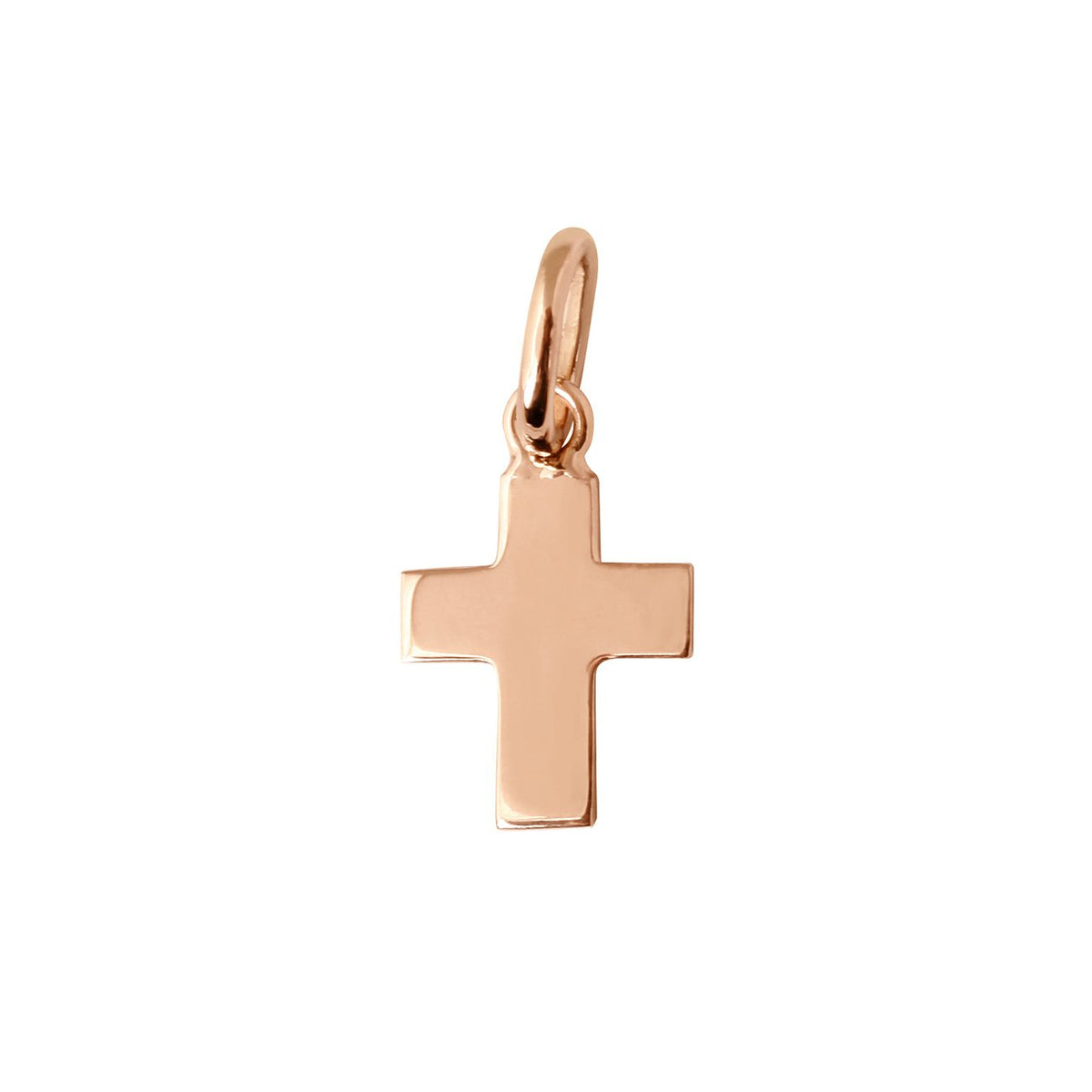 gigi clozeau Pendentif Croix or rose