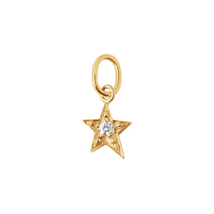 Gigi Clozeau - Pendentif Etoile, diamant, or jaune