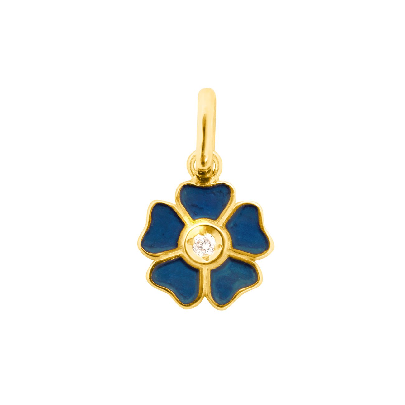 Pendentif Fleur De Vie 15mm En Or Jaune 333 – Petite Amulette Symbolique Et Élégante