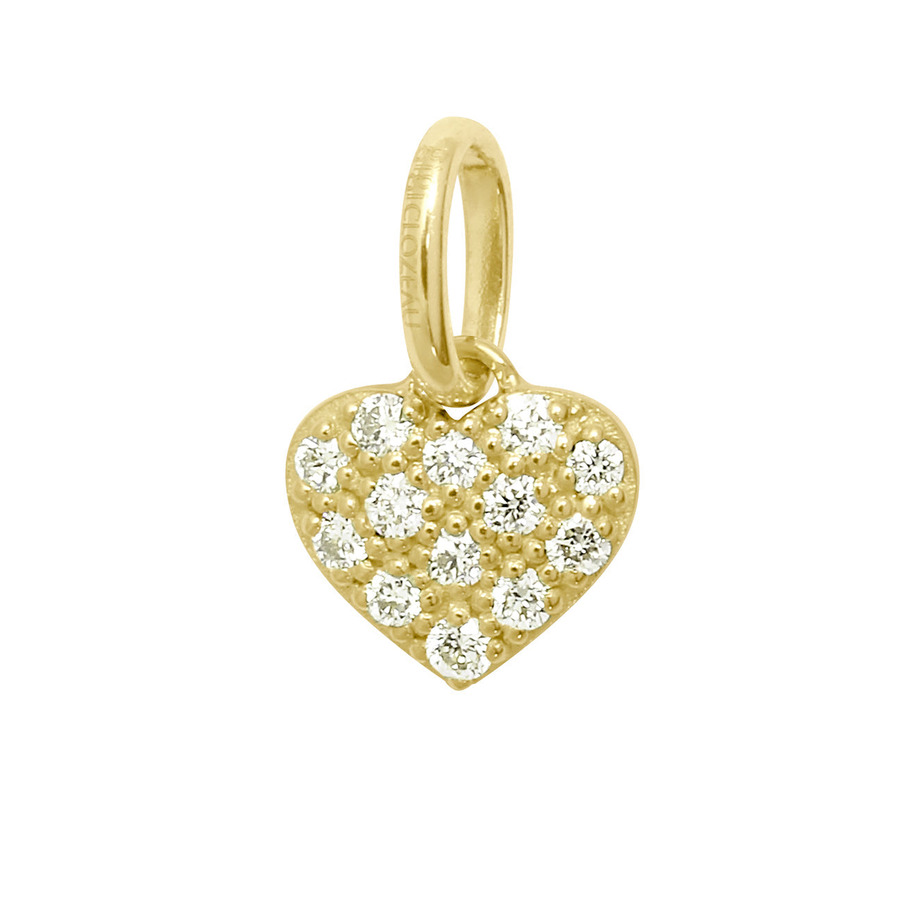 Gigi Clozeau - Pendentif In Love, diamants, or jaune