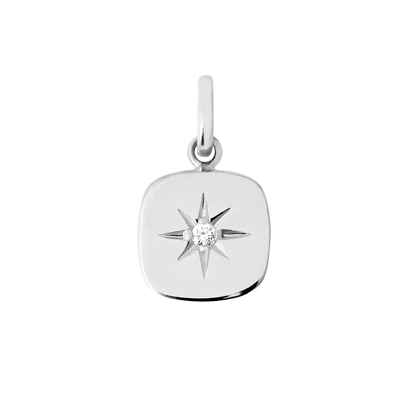 Pendentif Miss Gigi, diamant, or blanc – Gigi Clozeau créateur