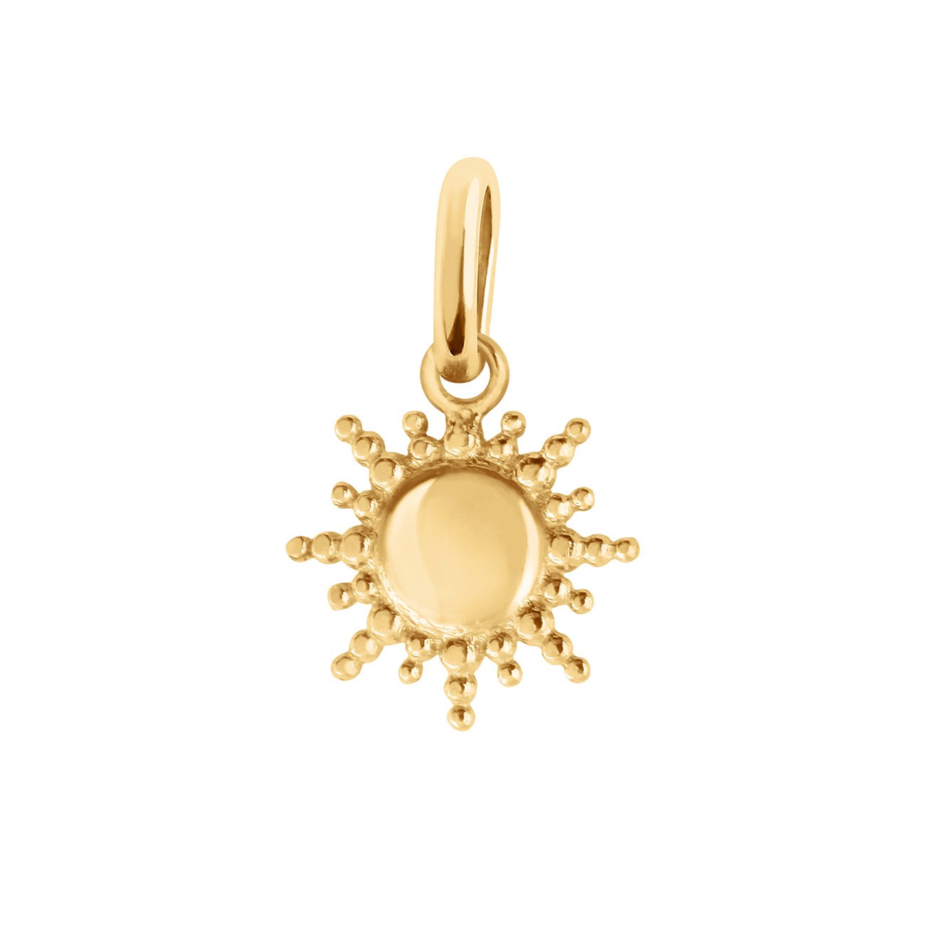 Pendentif Soleil, or jaune – Gigi Clozeau créateur de bijoux