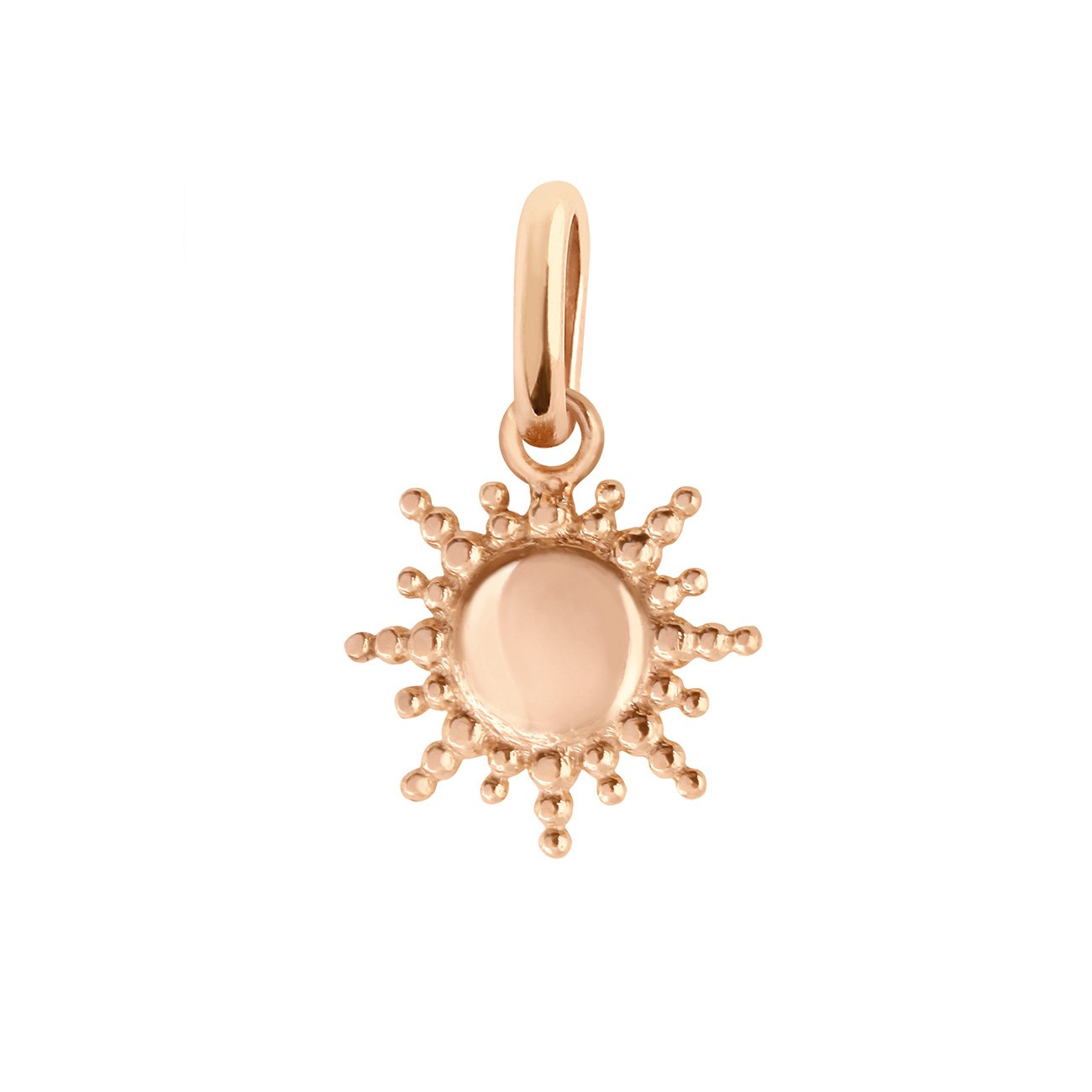 Gigi Clozeau - Pendentif Soleil, or rose