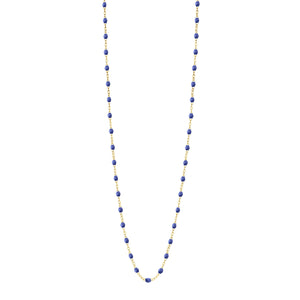 Gigi Clozeau - Sautoir bleuet Classique Gigi, or jaune, 60 cm