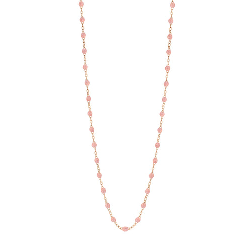 Gigi Clozeau - Sautoir blush Classique Gigi, or rose, 60 cm