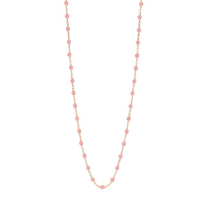 Gigi Clozeau - Sautoir blush Classique Gigi, or rose, 60 cm