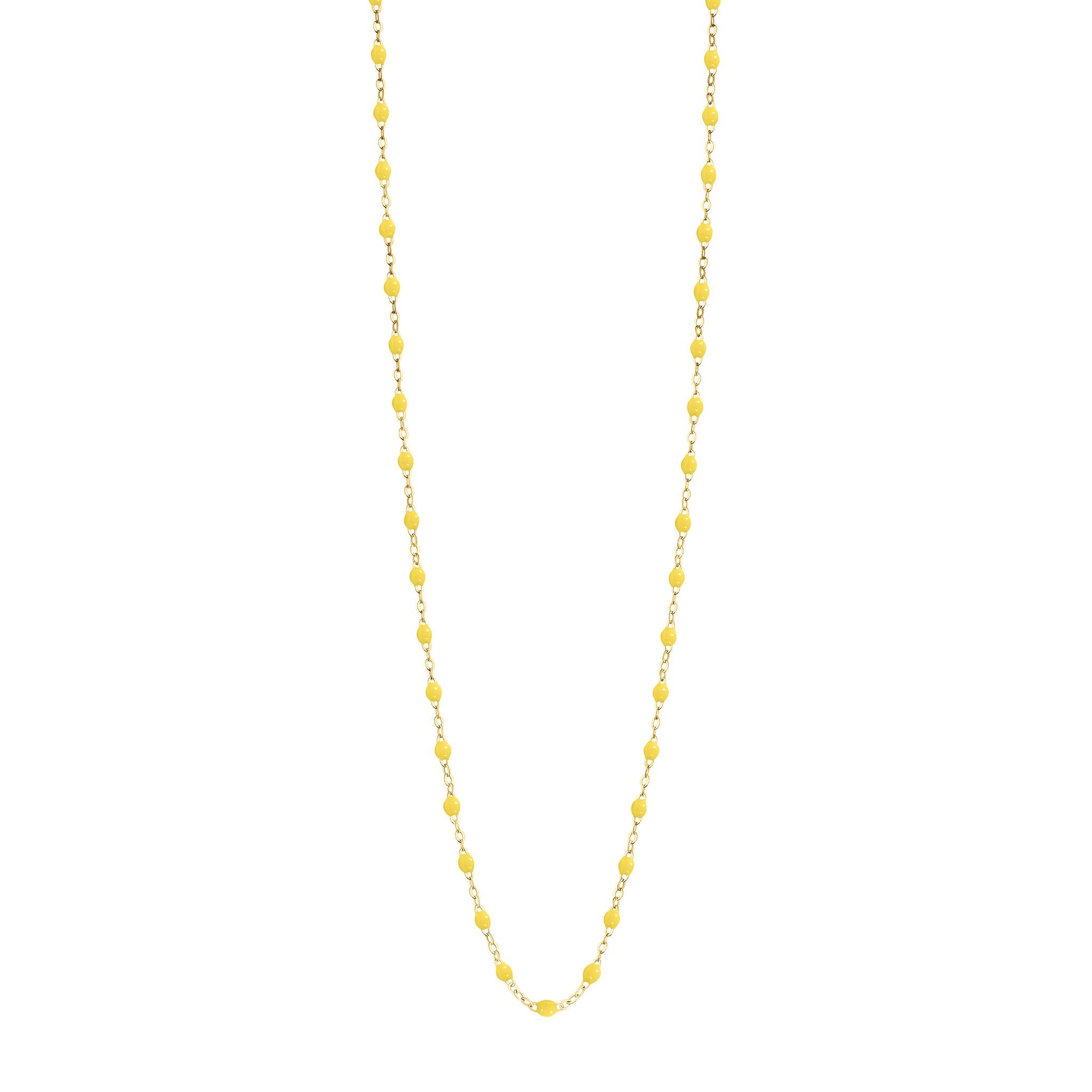 Gigi Clozeau - Sautoir citron Classique Gigi, or jaune, 60 cm