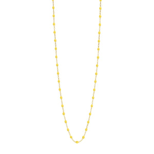 Gigi Clozeau - Sautoir citron Classique Gigi, or jaune, 60 cm