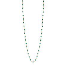 Gigi Clozeau - Sautoir émeraude Classique Gigi, or jaune, 86 cm