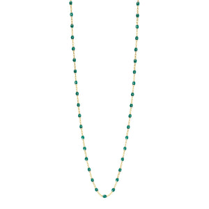 Gigi Clozeau - Sautoir émeraude Classique Gigi, or jaune, 86 cm