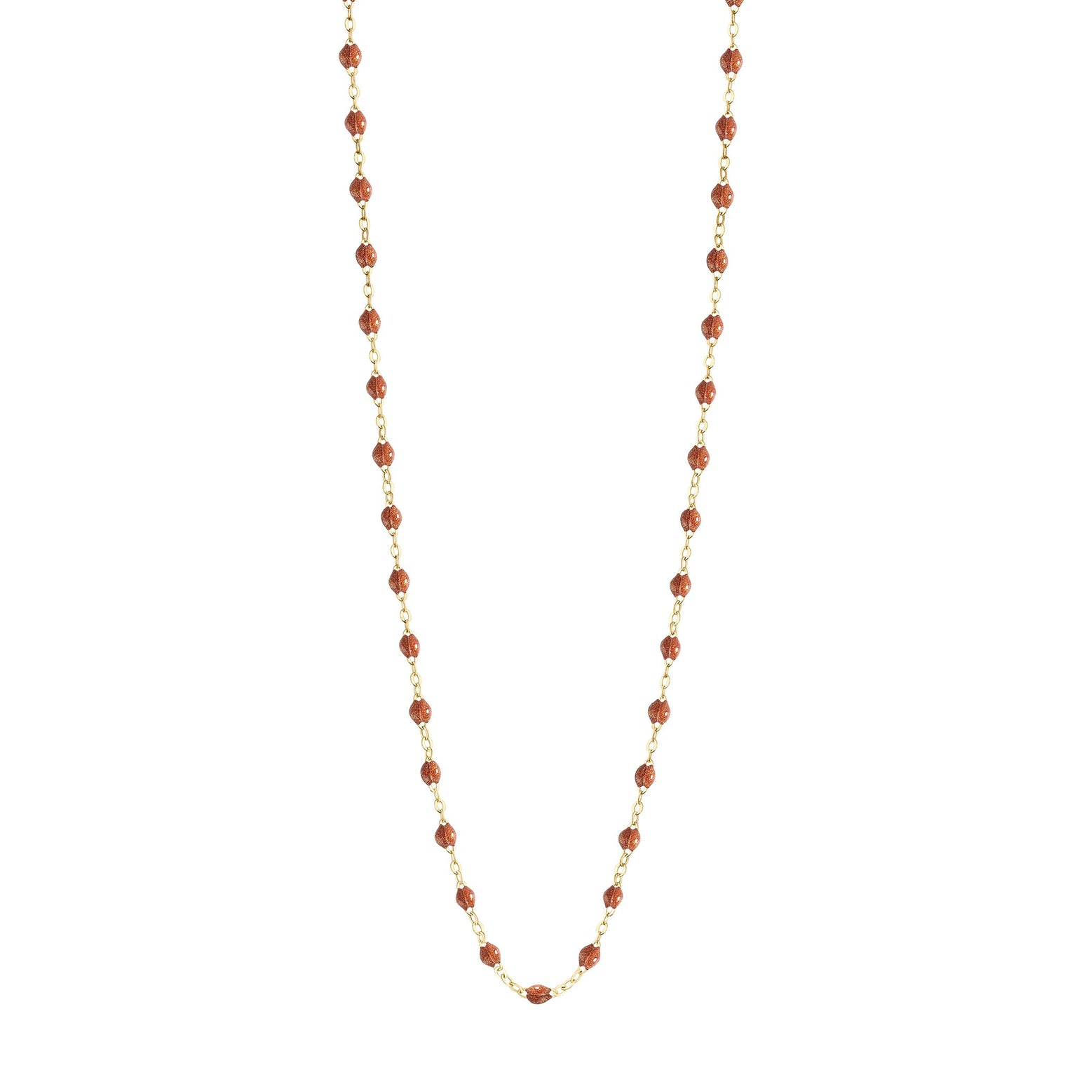 Gigi Clozeau - Sautoir fauve Classique Gigi, or jaune, 60 cm