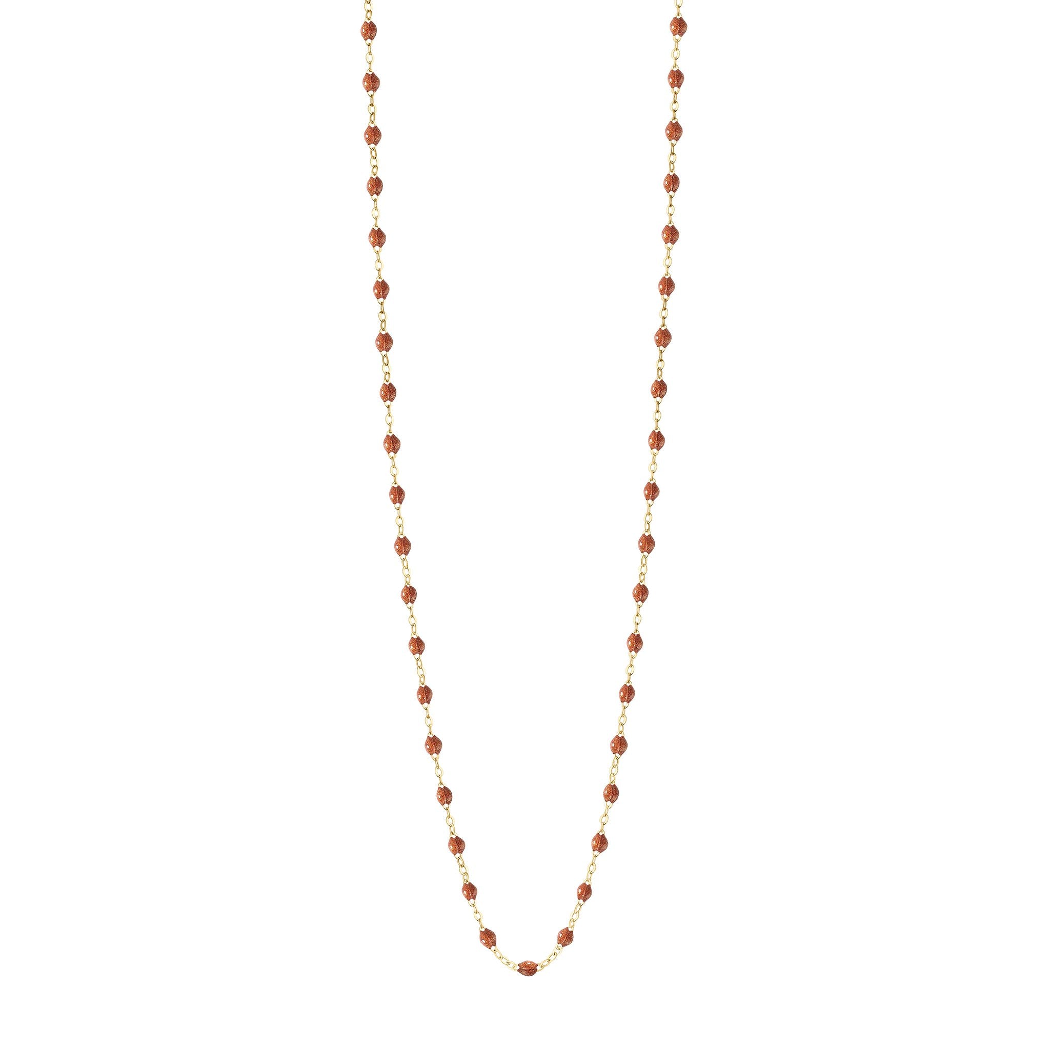 Gigi Clozeau - Sautoir fauve Classique Gigi, or jaune, 86 cm