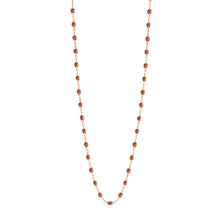 Gigi Clozeau - Sautoir fauve Classique Gigi, or rose, 60 cm