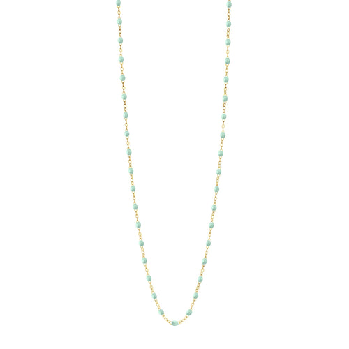 Gigi Clozeau - Sautoir jade Classique Gigi, or jaune, 60 cm