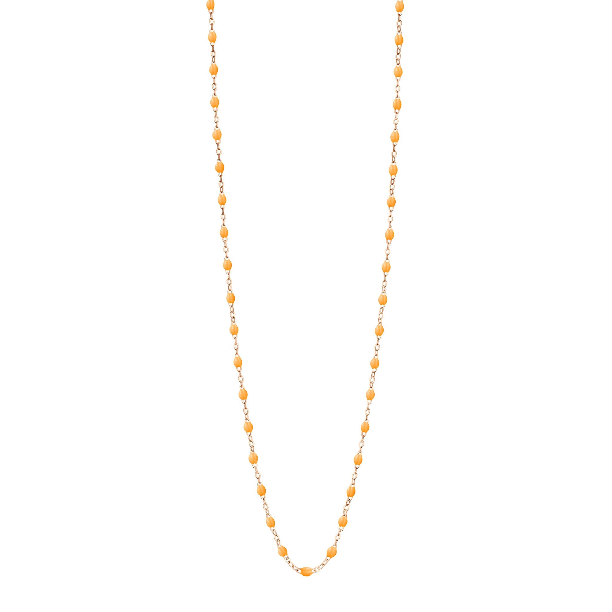 Gigi Clozeau - Sautoir mandarine Classique Gigi, or rose, 60 cm